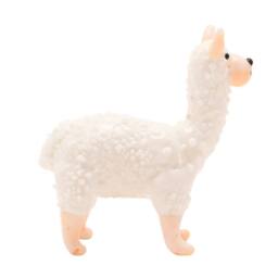 Objets d'Art Miniature Glass Figurine Alpaca in White - thumbnail 2