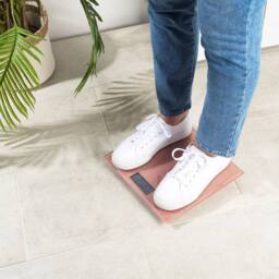 simpa Digital Bathroom Scale, Glitter Rose Gold Platform, 180kg/28st 8lb - thumbnail 6