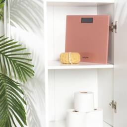 simpa Digital Bathroom Scale, Glitter Rose Gold Platform, 180kg/28st 8lb - thumbnail 5