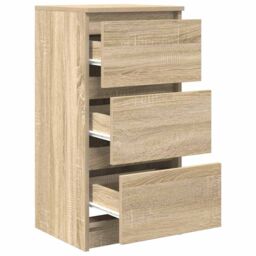 Berkfield Home Sideboard Sonoma Oak 37.5x35x76 cm Engineered Wood in Brown - thumbnail 5