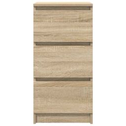 Berkfield Home Sideboard Sonoma Oak 37.5x35x76 cm Engineered Wood in Brown - thumbnail 6