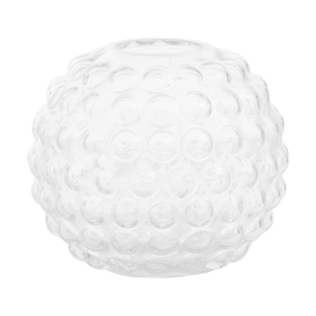 Orsina Elegant Small Round Glass Vase, Stylish Round Pottery Vase, Functional & Compact Glass Vase For Flowers in Clear - image 1