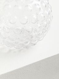 Orsina Elegant Small Round Glass Vase, Stylish Round Pottery Vase, Functional & Compact Glass Vase For Flowers in Clear - thumbnail 5