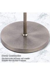 Bronze Metal Floor Lamp with Dual E14 Lights - thumbnail 5