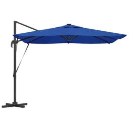 Berkfield Home Durable Cantilever Roma Parasol with LEDs in Azure Blue ‚Äì 286 x - thumbnail 7