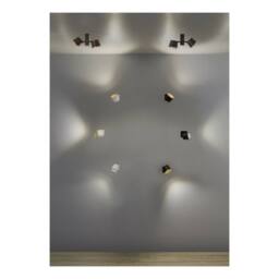 Netlighting Drone Integrated LED Dome Wall Ceiling Light Chrome Brown - thumbnail 2