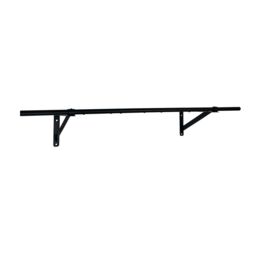 Oypla All Metal Super Heavy Wall Mounted Garment Clothes Rail - 4ft in Black
