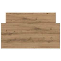 Berkfield Home Bed Frame without Mattress Artisan Oak 90x190 cm Single Engineered Wood in Brown - thumbnail 5