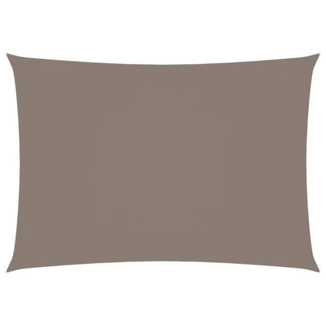 Berkfield Home Sunshade Sail Oxford Fabric Rectangular 2x4 m Taupe in Beige - image 1