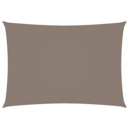 Berkfield Home Sunshade Sail Oxford Fabric Rectangular 2x4 m Taupe in Beige - thumbnail 1
