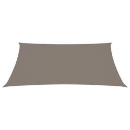 Berkfield Home Sunshade Sail Oxford Fabric Rectangular 2x4 m Taupe in Beige - thumbnail 2