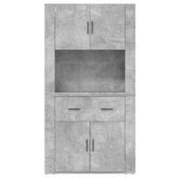 Berkfield Home Highboard Concrete Grey Engineered Wood - thumbnail 8