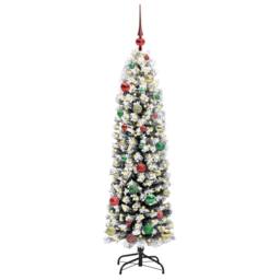 Berkfield Home Artificial Christmas Tree with 150 LEDs with Stand Green 150 cm - thumbnail 3