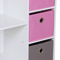 sweeek Children's storage unit with 4 baskets in Pink - thumbnail 7
