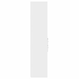 Berkfield Home Highboard White 45x42.5x185 cm Engineered Wood - thumbnail 5
