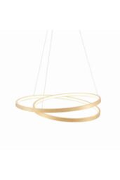 Netlighting Scribble LED 1 Light Pendant Gold Leaf Frosted Acrylic - thumbnail 1