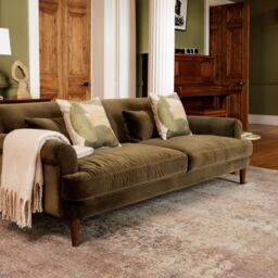 Kukoon Washable Stain Proof Beige Grey Distressed Vinatage Design Area Rug - Size: 60 cm x 240 cm - thumbnail 7