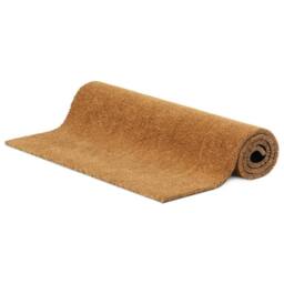 Berkfield Home Durable Door Mat Natural 90x150 cm Tufted Coir in Brown - thumbnail 1