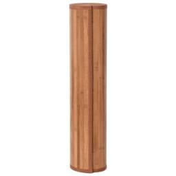 Berkfield Home Rug Rectangular Natural80x100 cm Bamboo in Brown - Size: Medium