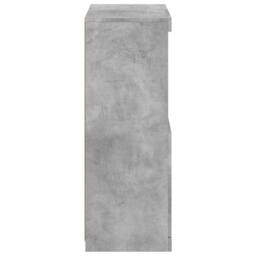 Berkfield Home Sideboard with LED Lights Concrete Grey 60.5x37x100 cm - thumbnail 8