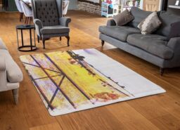 Benjamin Tate Design Hay Bale Rug in Natural - Size: Large - thumbnail 2