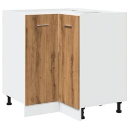 Berkfield Home Kitchen Cabinet Lyon Artisan Oak 75.5x75.5x81.5 cm Engineered Wood in Brown - thumbnail 2