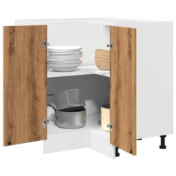 Berkfield Home Kitchen Cabinet Lyon Artisan Oak 75.5x75.5x81.5 cm Engineered Wood in Brown