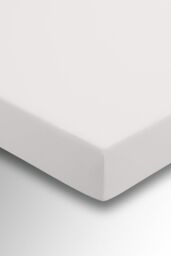 Helena Springfield 'Plain Dye' Polycotton Fitted Sheet Extra Deep in Silver - Size: Double Fitted