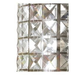 Netlighting Cortina Wall Lamp 2 Light Antique Brass Crystal in Bronze - thumbnail 6