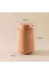 Cosmic Soap Dispenser, 350ml, Non-Drip Nozzle, Volcano, Saona Collection in Black - thumbnail 4