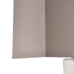 Loops 2 PACK Rectangular Dimmable Wall Light Chrome & Grey Shade Modern Bedside Lamp - thumbnail 5