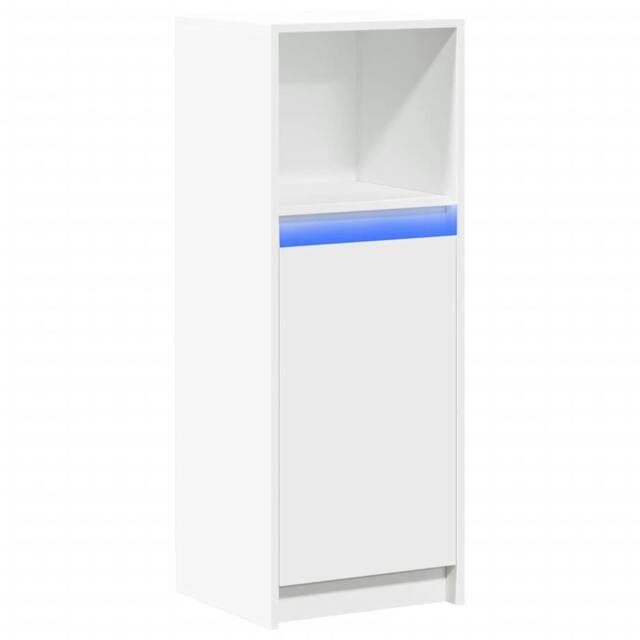 Berkfield Home Sideboard with LED White 38x34x100 cm Engineered Wood - Size: 38 x 34 x 100 cm - image 1