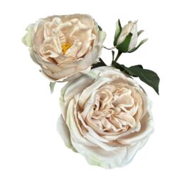 Hill Interiors The Natural Garden Collection Charity Rose Artificial Flower in Pale Pink - thumbnail 4