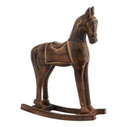 Love Lace Natural Rocking Horse in Brown