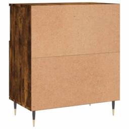 Berkfield Home Sideboard Smoked Oak 60x35x70 cm Engineered Wood in Brown - Size: 60 x 35 x 70 cm - thumbnail 8