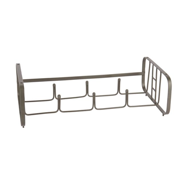 Living Nostalgia Stackable Bottle Rack, Iron Wire in Grey - image 1