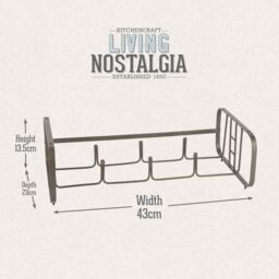 Living Nostalgia Stackable Bottle Rack, Iron Wire in Grey - thumbnail 8
