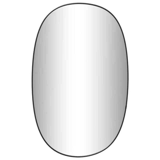 Berkfield Home Wall Mirror Black 70x45 cm - image 1