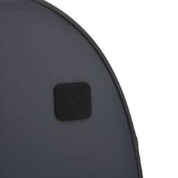 Berkfield Home Wall Mirror Black 70x45 cm - thumbnail 6