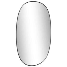 Berkfield Home Wall Mirror Black 70x45 cm - thumbnail 4