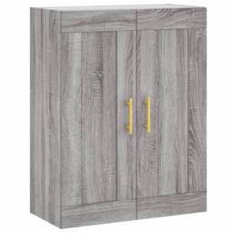 Berkfield Home Highboard Grey Sonoma 69.5x34x180 cm Engineered Wood - thumbnail 5