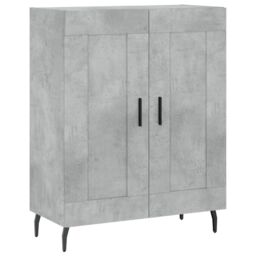 Berkfield Home Sideboard Concrete Grey 69.5x34x90 cm Engineered Wood - thumbnail 2