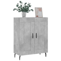 Berkfield Home Sideboard Concrete Grey 69.5x34x90 cm Engineered Wood - thumbnail 3