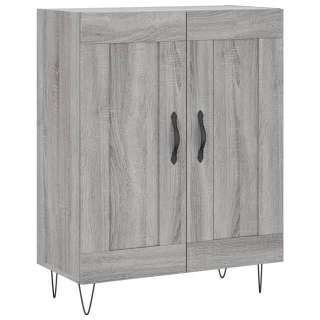 Berkfield Home Sideboard Grey Sonoma 69.5x34x90 cm Engineered Wood - image 1