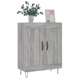 Berkfield Home Sideboard Grey Sonoma 69.5x34x90 cm Engineered Wood - thumbnail 3