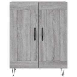 Berkfield Home Sideboard Grey Sonoma 69.5x34x90 cm Engineered Wood - thumbnail 5