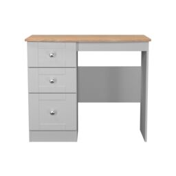 Ready Assembled 2 U Cumbria 3 Drawer Vanity (Ready Assembled) in Mid Grey - Size: Medium - thumbnail 2