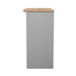 Ready Assembled 2 U Cumbria 3 Drawer Vanity (Ready Assembled) in Mid Grey - Size: Medium - thumbnail 3