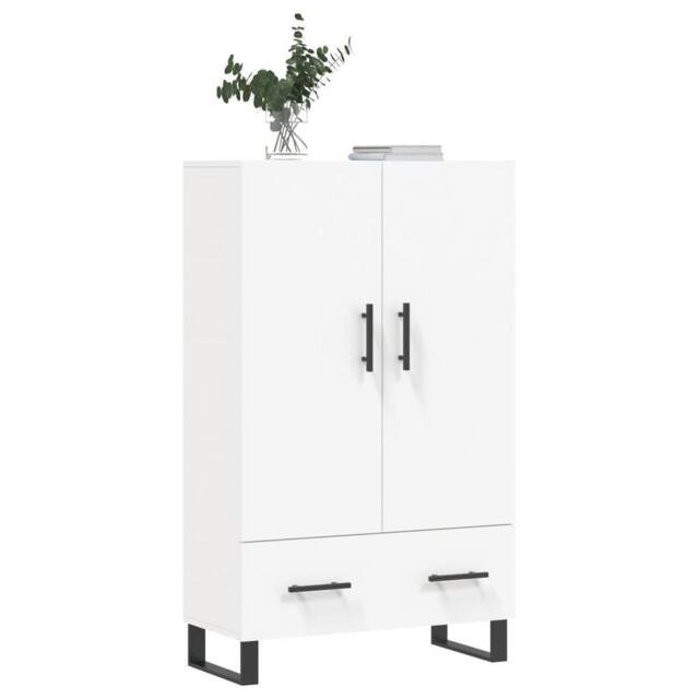Berkfield Home Highboard White 69.5x31x115 cm Engineered Wood - image 1