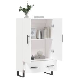 Berkfield Home Highboard White 69.5x31x115 cm Engineered Wood - thumbnail 4